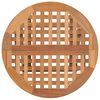 vidaXL Розкладний садовий столик 50x50x50 см Масив тикового дерева