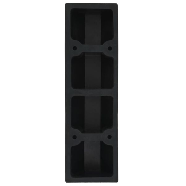 vidaXL Паркувальні Блоки 2 шт 49х15х9 см Гума