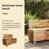 vidaXL Лавка 86x40x60 см Масив відновленої деревини