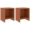 vidaXL Приліжкові Тумбочки 2 шт Медово-Коричневий 35x30x40 см Сосна