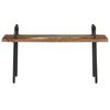 vidaXL Лавка 110 см Масив відновленої деревини