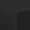 800308 vidaXL Floating Nightstand Black 40x30x15 cm Chipboard