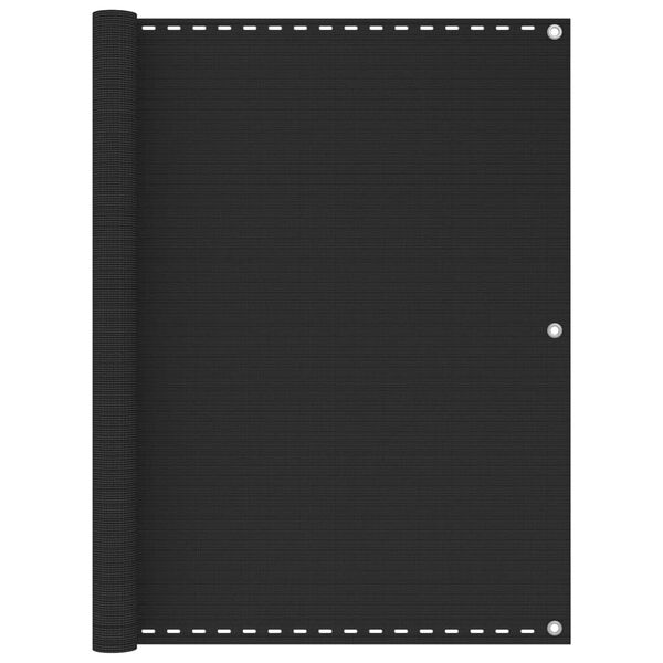 vidaXL Ширма для Балкона Антрацит 120x600 см ПВЩ