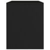 800011 vidaXL Bedside Cabinet Black 40x30x40 cm Chipboard
