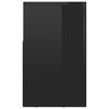 801821 vidaXL TV Cabinet High Gloss Black 120x30x50 cm Chipboard