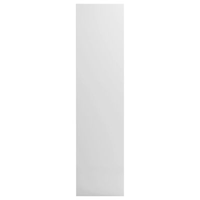 800240 vidaXL Wardrobe High Gloss White 50x50x200 cm Chipboard