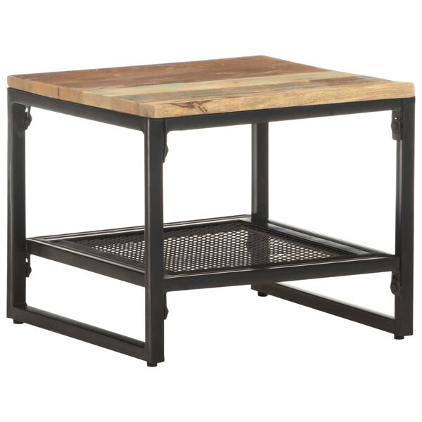 vidaXL Приставний столик 40x40x35 см Масив відновленої деревини