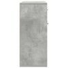 800679 vidaXL Sideboard Concrete Grey 88x30x70 cm Chipboard