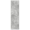 800643 vidaXL Wardrobe Concrete Grey 80x52x180 cm Chipboard
