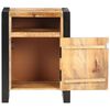 321567 vidaXL Bedside Cabinet 40x35x55 cm Solid Mango Wood