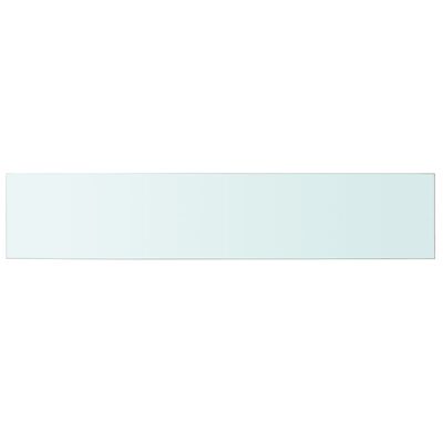 vidaXL Скляна панель для полиці Прозорий 100х20 см