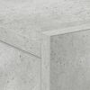 800314 vidaXL Floating Nightstand Concrete Grey 40x30x15 cm Chipboard