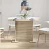 800246 vidaXL Dining Table Sonoma Oak 110x60x75 cm Chipboard
