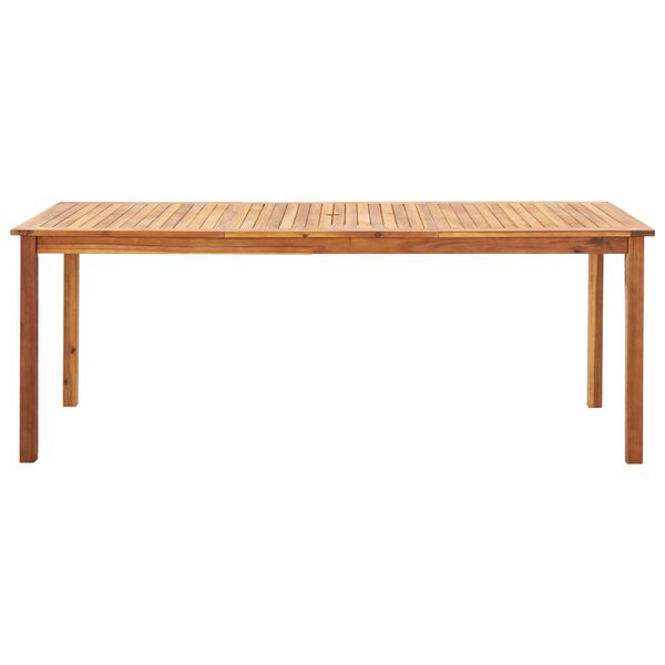 vidaXL Садовий Обідній Комплект 9 Од. Сірий Поліротанг і Масив Акації