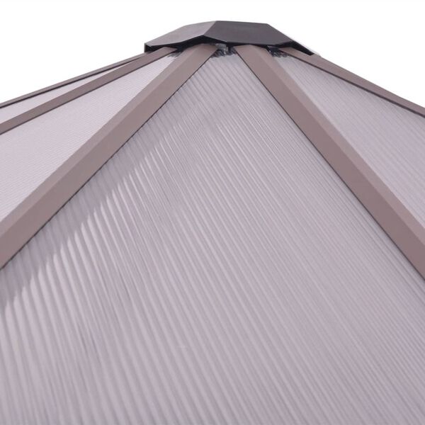 vidaXL Теплиця 240x211x232 см Алюміній