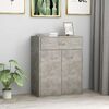 800715 vidaXL Sideboard Concrete Grey 60x30x75 cm Chipboard