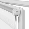 vidaXL Смугаста Рулонна Штора Білий 60х120 см
