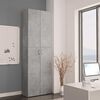 800301 vidaXL Office Cabinet Concrete Grey 60x32x190 cm Chipboard