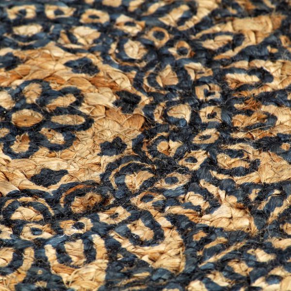 vidaXL Серветки-Підкладки Круглі 4 шт Темно-Синій 38 см Джут