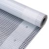 vidaXL Брезент Leno Tarpaulin Білий 260 г/м&sup2; 4x10 м