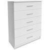 vidaXL Шафа для зберігання Білий 71x35x106 см ДСП
