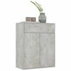 800715 vidaXL Sideboard Concrete Grey 60x30x75 cm Chipboard