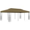 vidaXL Садова Альтанка Сіро-Коричневий 6x3x2,7 м 180 г/м&sup2;