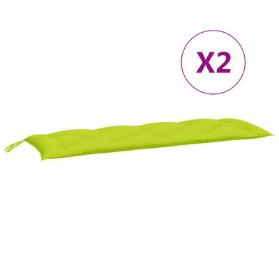 vidaXL Подушка для Гойдалки Яскраво-Зелений 150 см Тканина