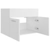 804647 vidaXL Sink Cabinet White 60x38,5x46 cm Chipboard