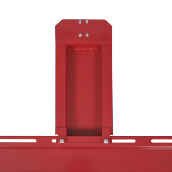 vidaXL Підкат для Мотоцикла/Підставка під Мотоцикл Червоний