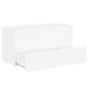 804755 vidaXL Sink Cabinet White 90x38,5x45 cm Chipboard