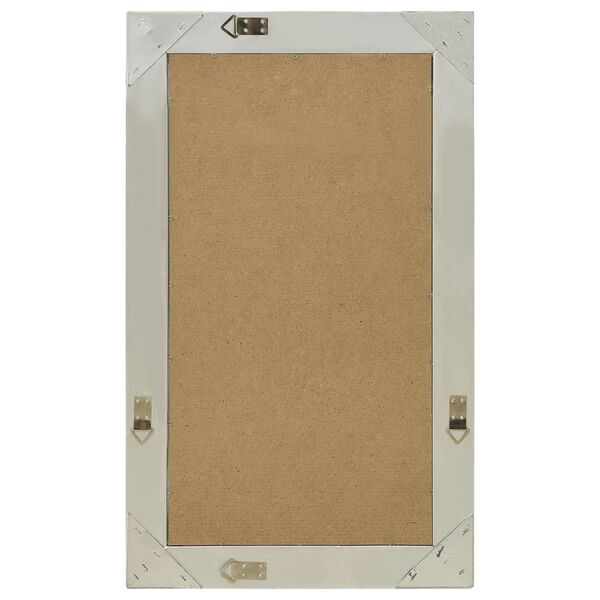 vidaXL Настінне дзеркало в стилі Бароко Сріблястий 50x80 см