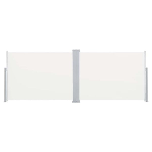 vidaXL Бічний Тент Висувний Кремовий 120x1000 см