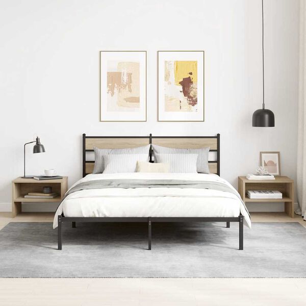 vidaXL Приліжкова Тумба Дуб Сонома 40x30x30 см ДСП