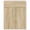 800714 vidaXL Sideboard Sonoma Oak 60x30x75 cm Chipboard