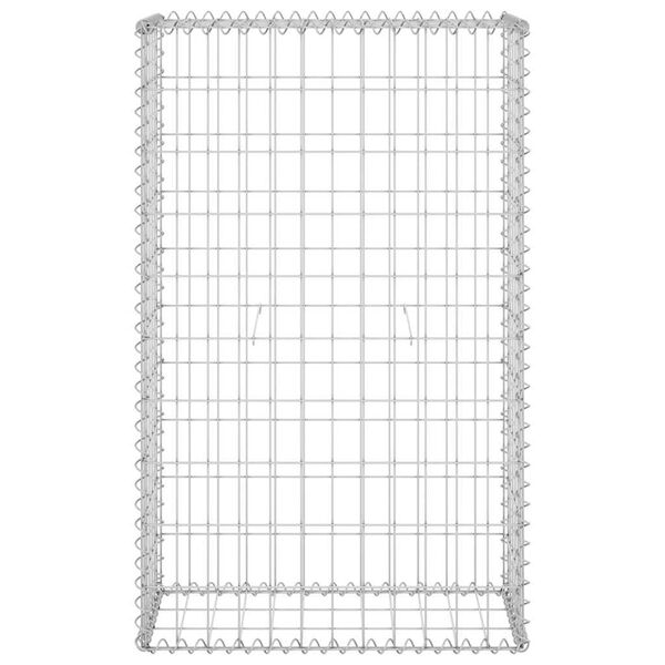 vidaXL Стіна з Габіонів з Кришками 60x30x100 см Оцинкована Сталь