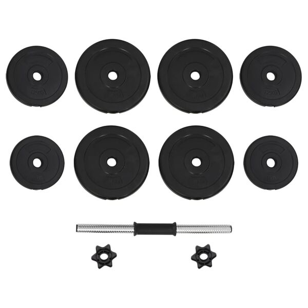 vidaXL Гантель 15 кг