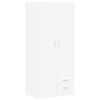 800639 vidaXL Wardrobe White 80x52x180 cm Chipboard