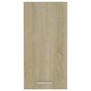 801247 vidaXL Hanging Cabinet Sonoma Oak 29,5x31x60 cm Chipboard