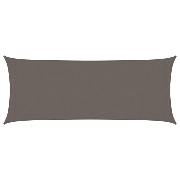 vidaXL Сонцезахисний Навіс Антрацит 2x5 м ПВЩ 160 г/м&sup2;