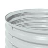 vidaXL Піднесена Клумба Сріблястий 80x80x81 см Оцинкована Сталь