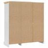 282622 vidaXL Wardrobe Mexican Pine Corona Range 3 Doors White