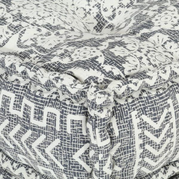 vidaXL Модульний Пуф Світло-Сірий Тканина