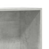 vidaXL Книжкова шафа/Сервант Сірий бетон 66x30x130 см ДСП