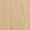 800633 vidaXL Wardrobe Sonoma Oak 90x52x200 cm Chipboard