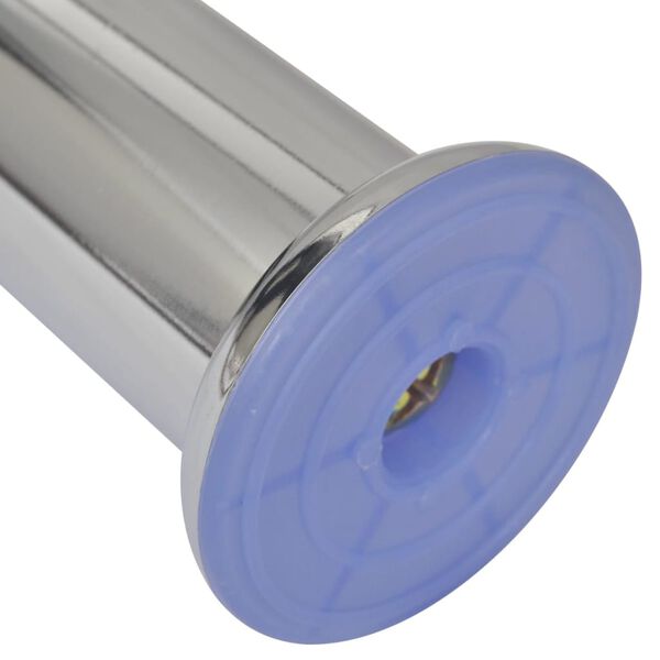 vidaXL Ніжки для дивану круглі 4 шт Хром 180 мм