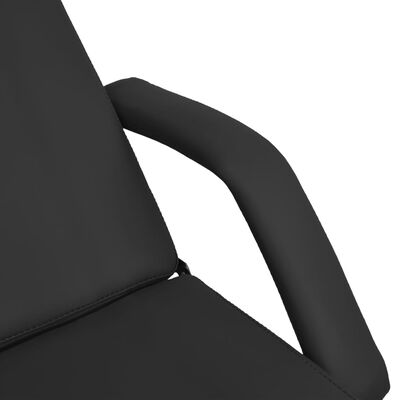 vidaXL Масажний стіл Чорний 180x62x(86,5-118) см