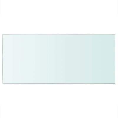 vidaXL Скляна панель для полиці Прозорий 50x25 см