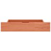 321987 vidaXL Bed Drawers 2 pcs Honey Brown Solid Pine Wood