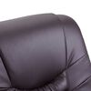 248978 vidaXL Reclining Chair Brown Faux Leather